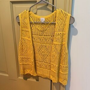 a new day Crochet vest